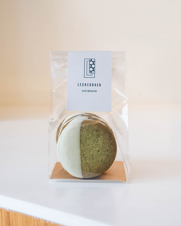 Matcha & White Chocolate Butter Cookies (120gm)